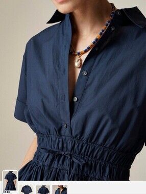 J. Crew Elena Mini Shirt Dress NWT